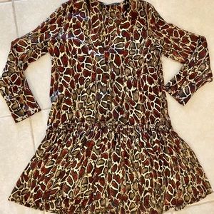 ZARA Animal Print Dress